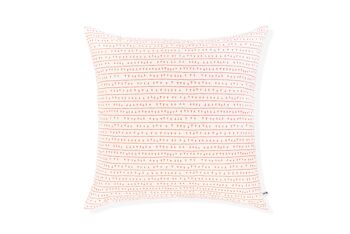 Linen Cushion Cover 80x80 ARRASTA PÉ Red 2