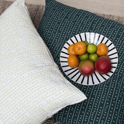 Linen Cushion Cover 80x80 ARRASTA PE Yellow