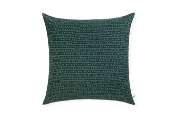 Linen Cushion Cover 80x80 ARRASTA PÉ Green AMAZÔNIA 2