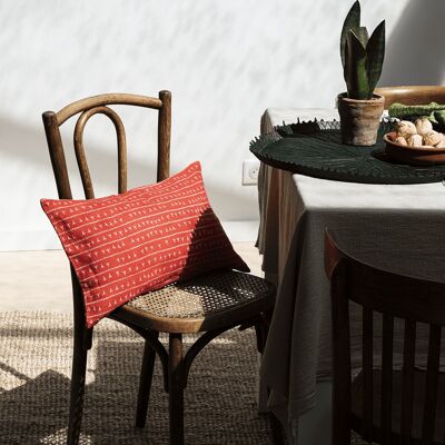 Linen Cushion Cover 30x50 ARRASTA PE Red TERRA
