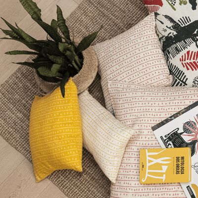 Linen Cushion Cover 30x50 ARRASTA PE Yellow