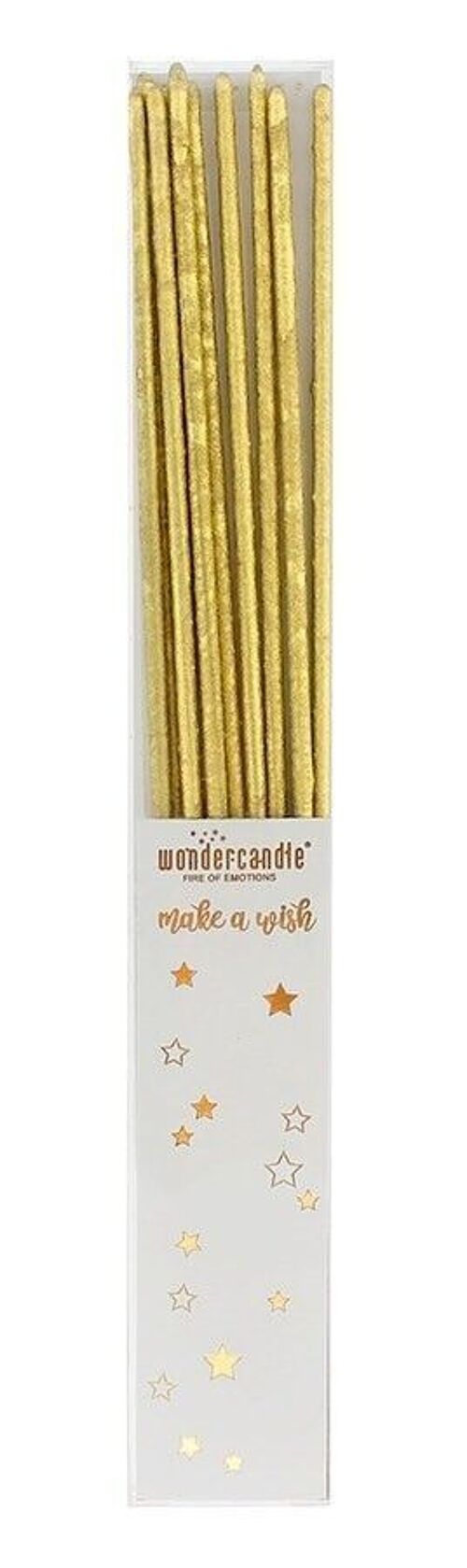 Make a Wish gold Wunderkerzen 30cm 10er Set