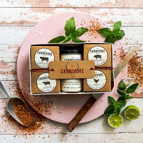 BBQ Carnivore Club | Meat-Eater Spice Gift Set | Roasts & BBQ