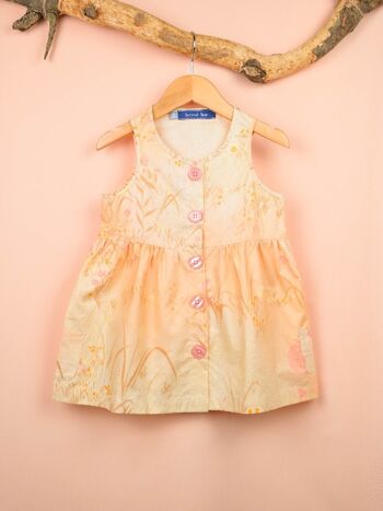 Robe enfant Lily - upcyclée, made in France, pièce uniques 2