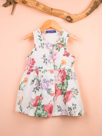 Robe enfant Lily - upcyclée, made in France, pièce uniques 5