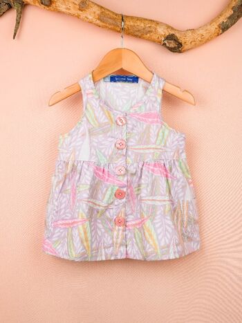 Robe enfant Lily - upcyclée, made in France, pièce uniques 7
