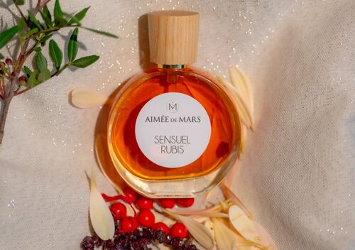 SENSUEL RUBIS - 50ml - Elixir de Parfum  Certifié Cosmos natural
