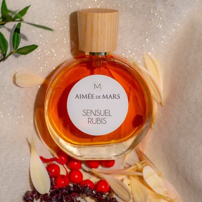 SENSUEL RUBIS - 50ml - Certified Cosmos Natural Perfume Elixir
