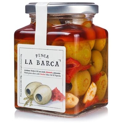 Pitted Gordal Olives with Smoked Olive Oil and Paprika 130g