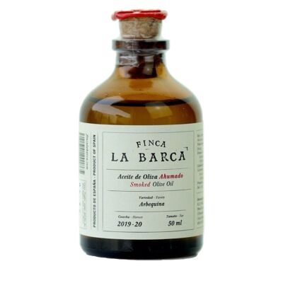 Geräuchertes Olivenöl "FINCA LA BARCA" Flasche 50 ml