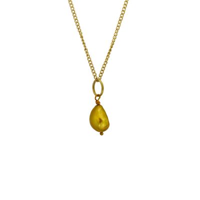 Collana con catena di perle d'oro