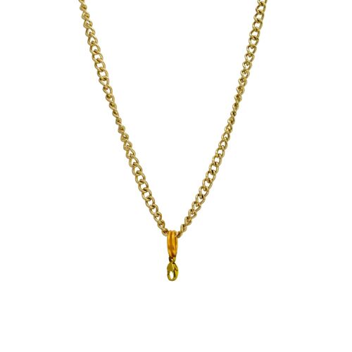 Dainty yellow gold vermeil necklace