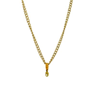 Zierliche Vermeil-Halskette aus Gelbgold