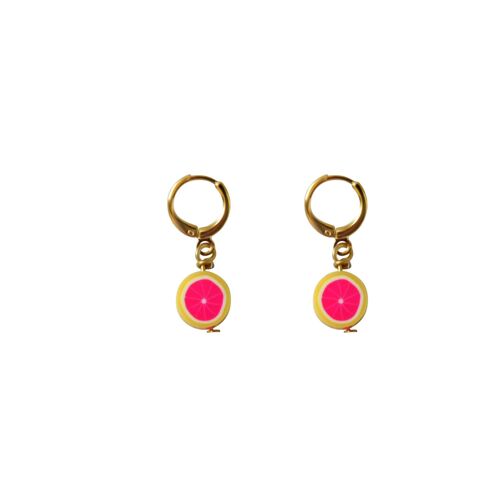 Grapefruit Earrings