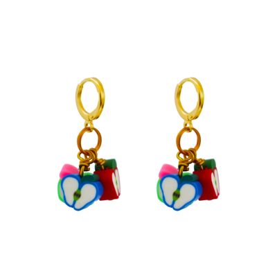 Boucles d'oreilles Apple Cluster