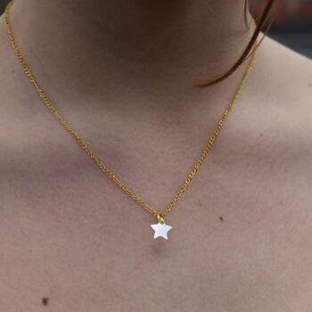 Collier étoile, collier de nacre 1