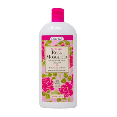 GEL BAÑO ROSA MOSQUETA ECOCERT BIO 500ML DRASANVI