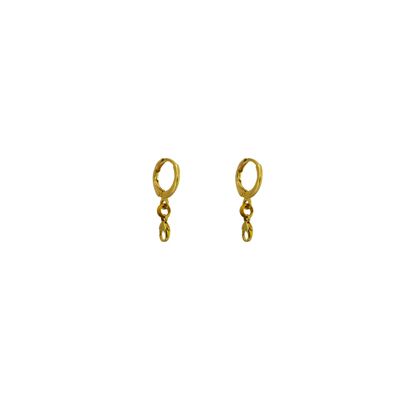 Boucles d'oreilles en vermeil en or jaune Dainty