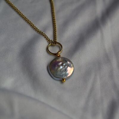 Coin Pearl Necklace