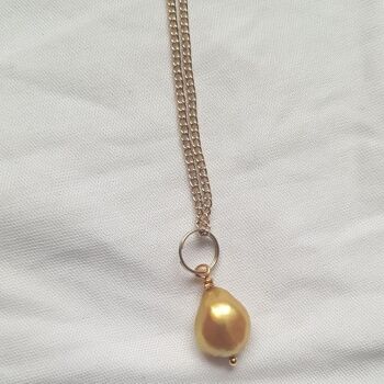 Collier de perles en or d'eau douce 3