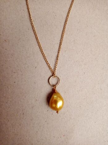 Collier de perles en or d'eau douce 5