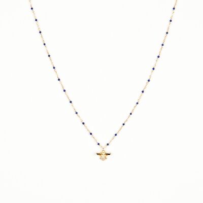 Collier Bee Lapis-lazuli