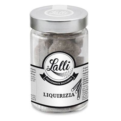 Zollette di zucchero aromatizzato al gusto Liquirizia, per bevande calde e fredde, 40g