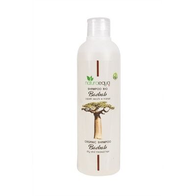 Shampooing Baobab - pour cheveux secs et traités chimiquement