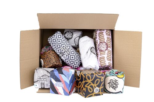 The Home Kit - Combo Box including tissues, toiletpaper and kitchen towels