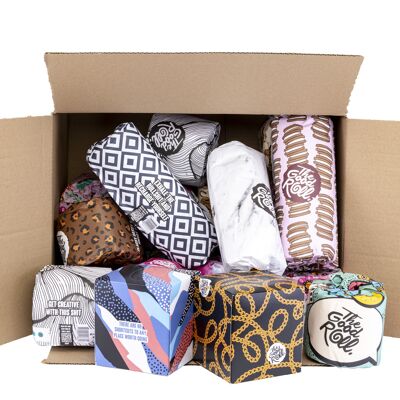 The Home Kit - Combo Box comprenant mouchoirs, papier toilette et essuie-tout