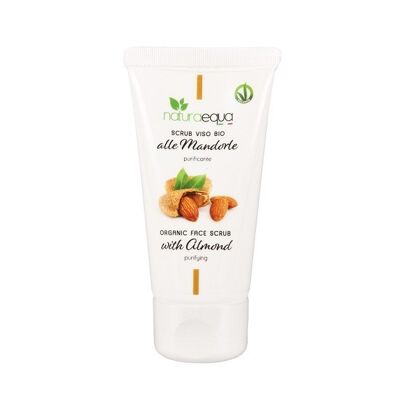 Organic Face scrub cream with almond