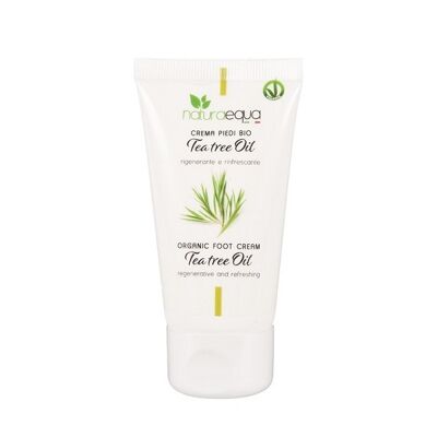 Organic Foot Cream with tea tree oil