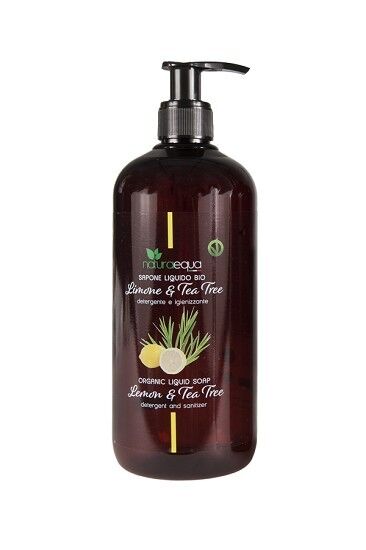 BIO liquid soap - Lemon and tea tree - cleansing and sanitizing