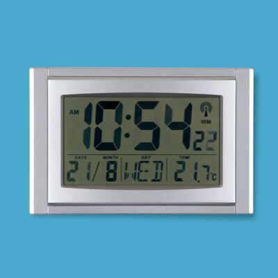 Digital Radio-controlled Desk & Wall Mounted Calendar Clock 2277