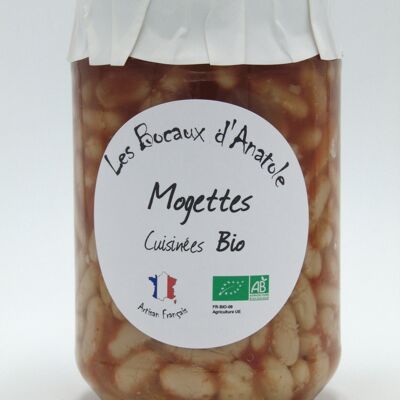 Organic cooked mogettes