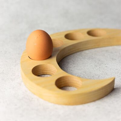 Wooden Egg Tray in Lightwood