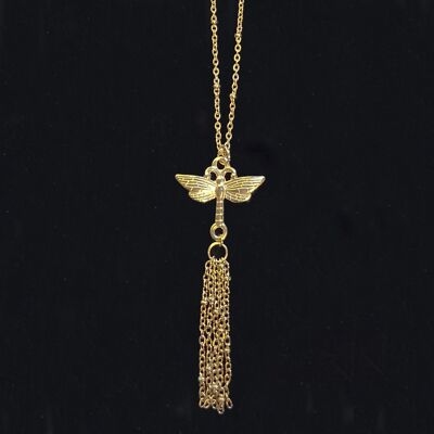 TABOO necklace DRAGONFLY gold
