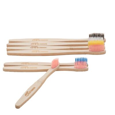 cepillo de dientes de bambú