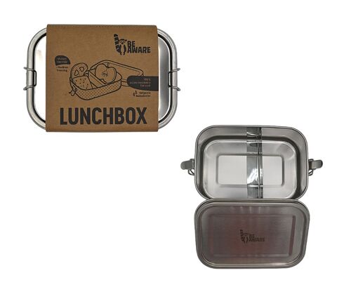 Lunchbox in acciaio inossidabile con guarnizione e scomparto