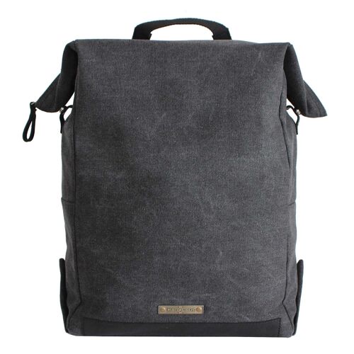 MARGELISCH Canvas Rucksack Evon 1 charcoal