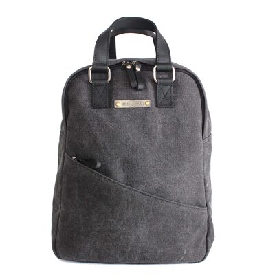 MARGELISCH canvas city backpack Minu 1 charcoal