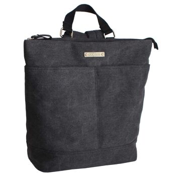 MARGELISCH sac à dos de ville en toile Amini 1 anthracite 3