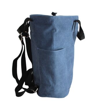 MARGELISCH sac à dos en toile Tacha 1 denim 4