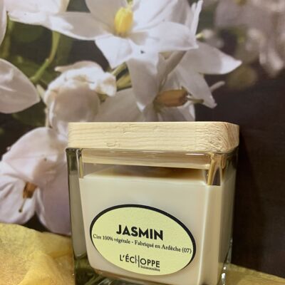 SCENTED CANDLE WAX 100% VEGETABLE SOYA - 6X6 80 G JASMINE