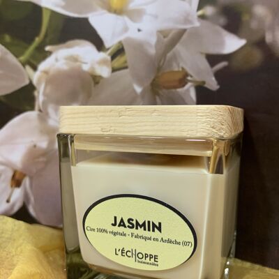 DUFTKERZENWACHS 100% PFLANZLICHES SOJA - 8X8 190 G JASMIN