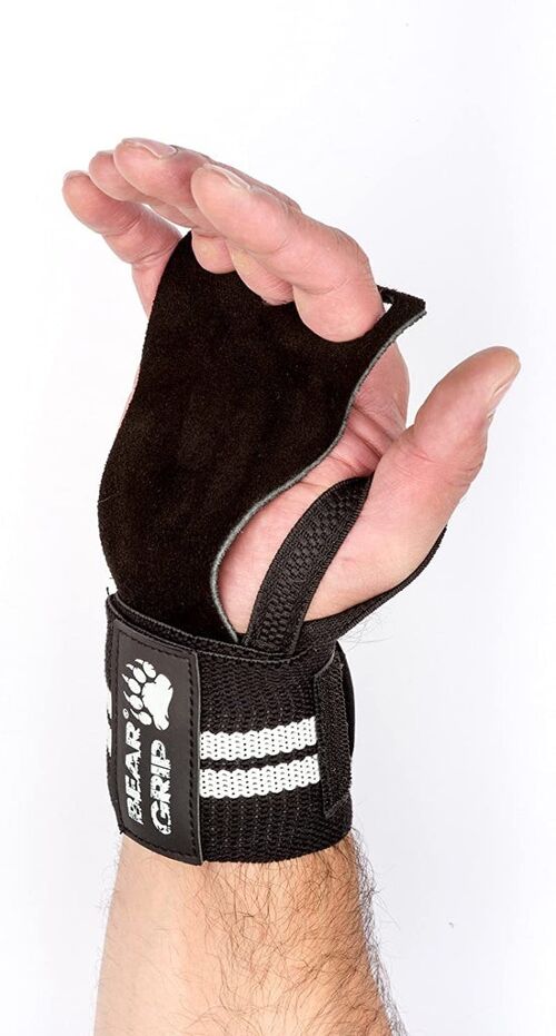 Bear Grips: II-Band Wrist Wraps, Wrist Support for WODs, Weight Lifting, Wrist