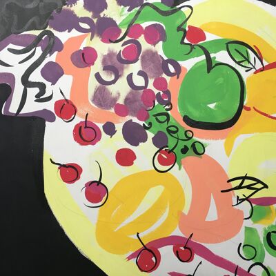 Pintura de frutas - Sin marco