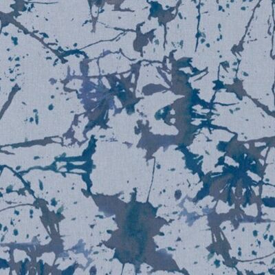 Papel pintado Tie Dye Marble - Indigo - muestra