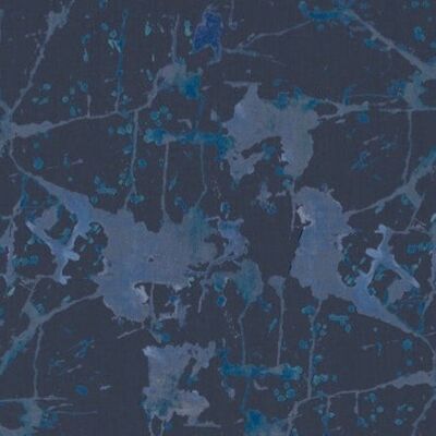 Tie Dye Marble Wallpaper - Ink Blue - sample