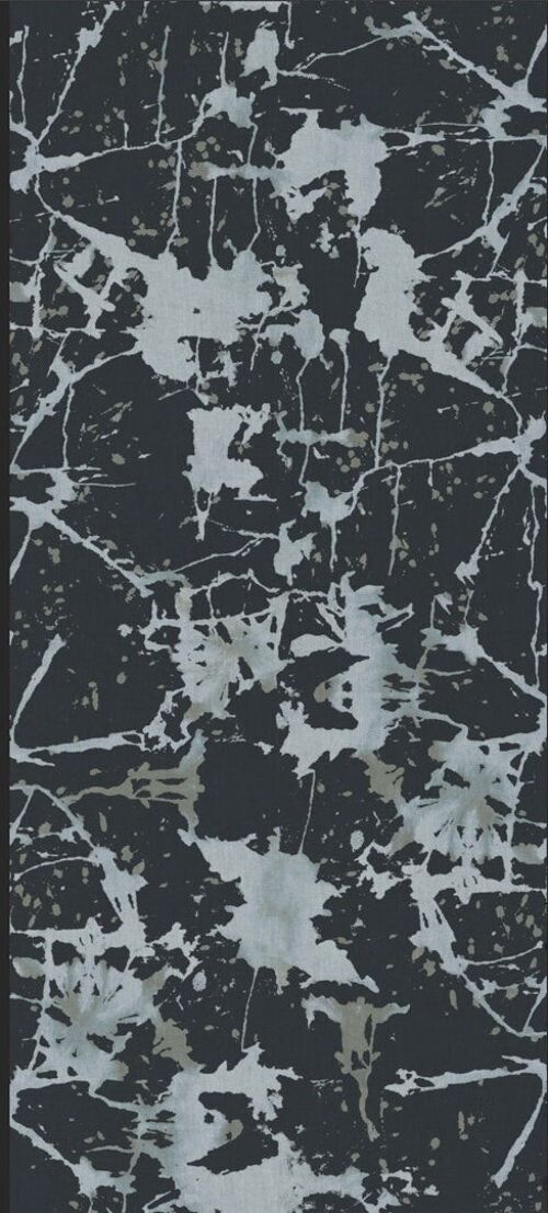 Tie Dye Marble Wallpaper - Black + Grey - roll